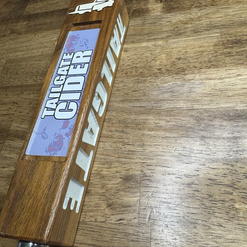 Tailgate Cider Wooden Beer Tap Handle Bar Kegerator Draft Handle